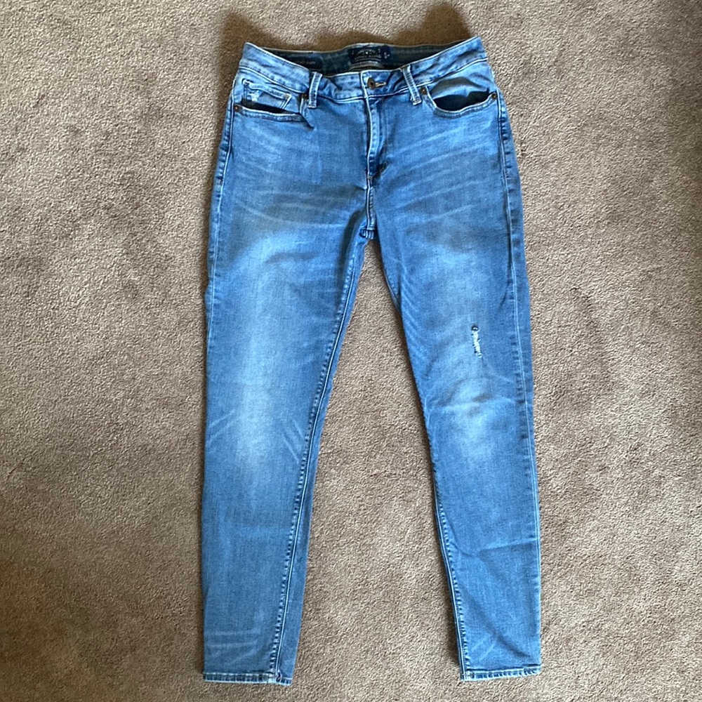 Lucky Brand skinny jeans, size 12